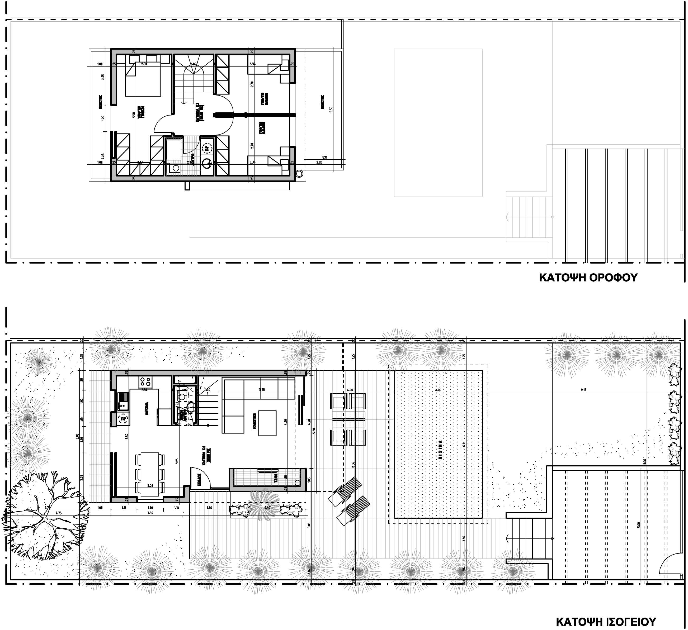 Μ4 διώροφη μονοκατοικία σύμμεικτη μεταλλική κατασκευή ολοκληρωμένη κατασκευή από 730 € / μ2