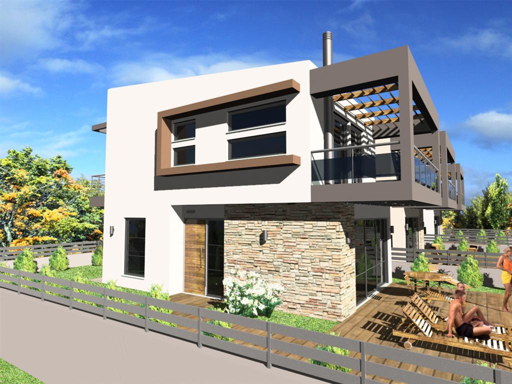 Μ4 διώροφη μονοκατοικία σύμμεικτη μεταλλική κατασκευή ολοκληρωμένη κατασκευή από 730 € / μ2
